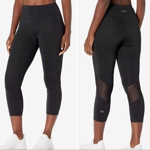 Calvin Klein Performance High Waist Crop Tight w/ Mesh Piecing NWT